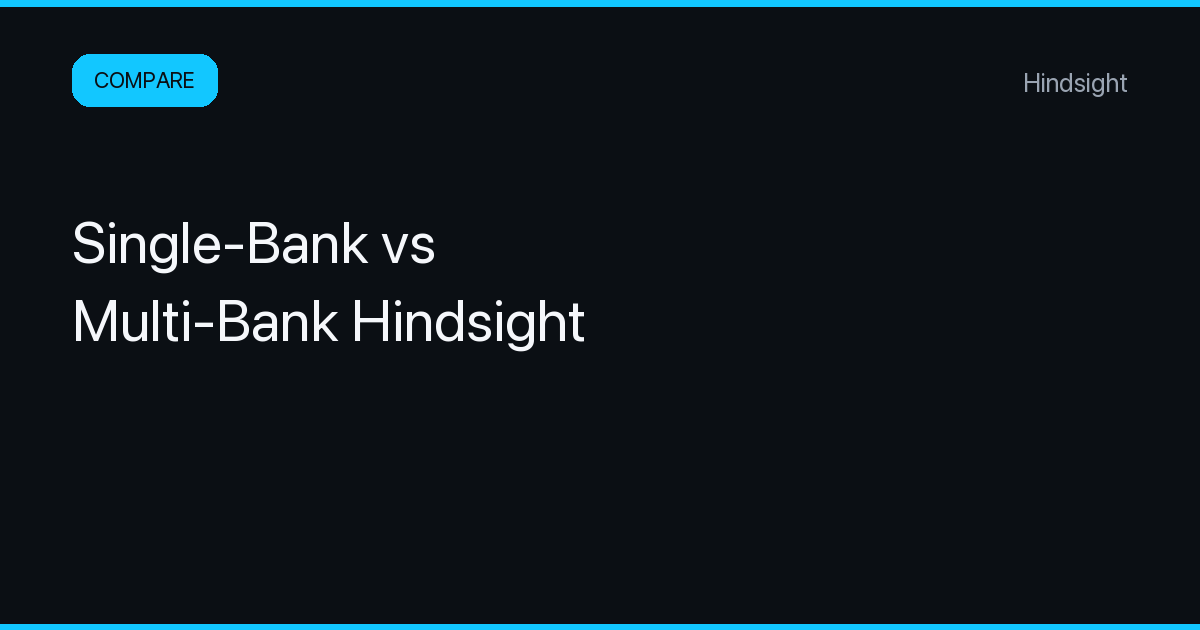 Comparison: Single-Bank vs Multi-Bank Hindsight