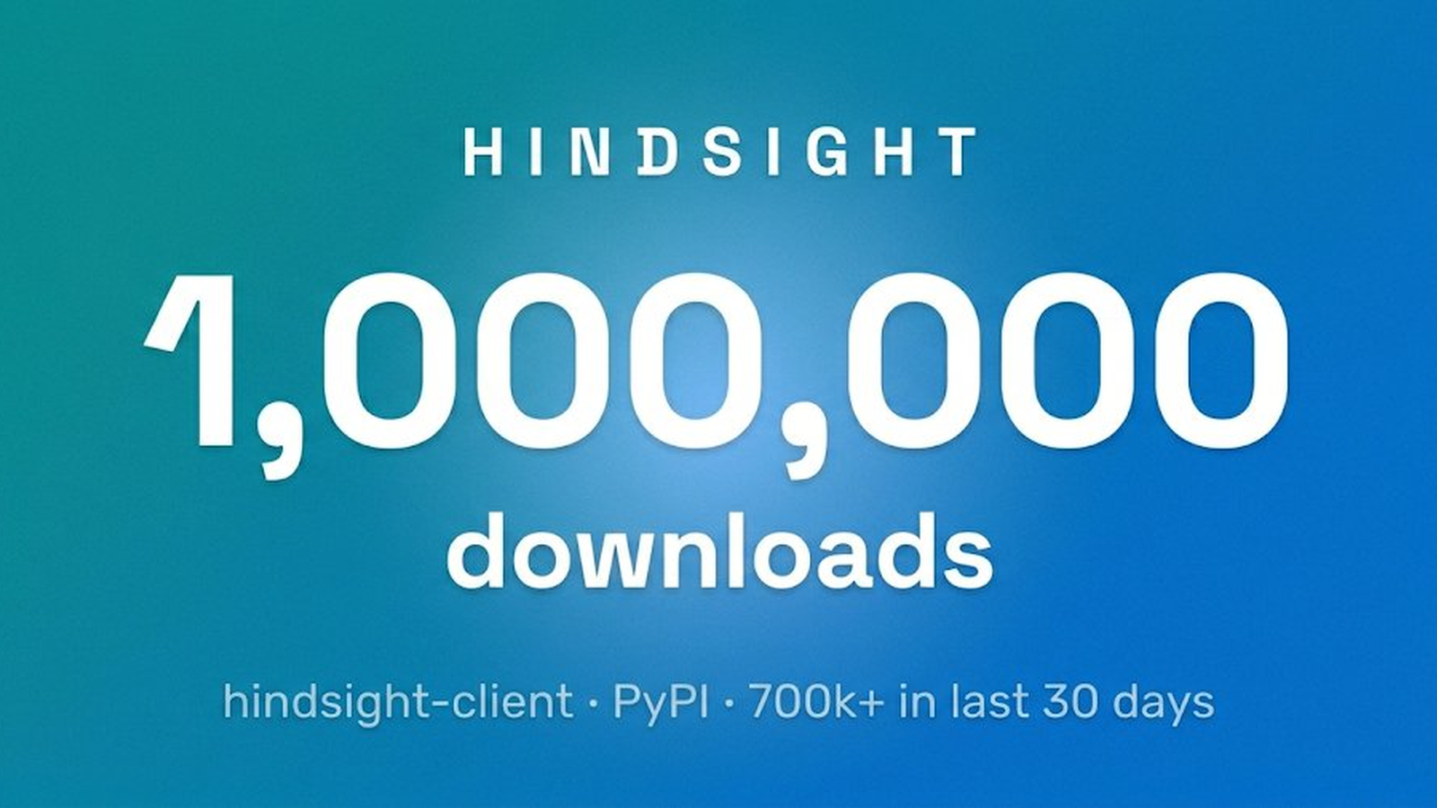 Hindsight Passes 1,000,000 Downloads