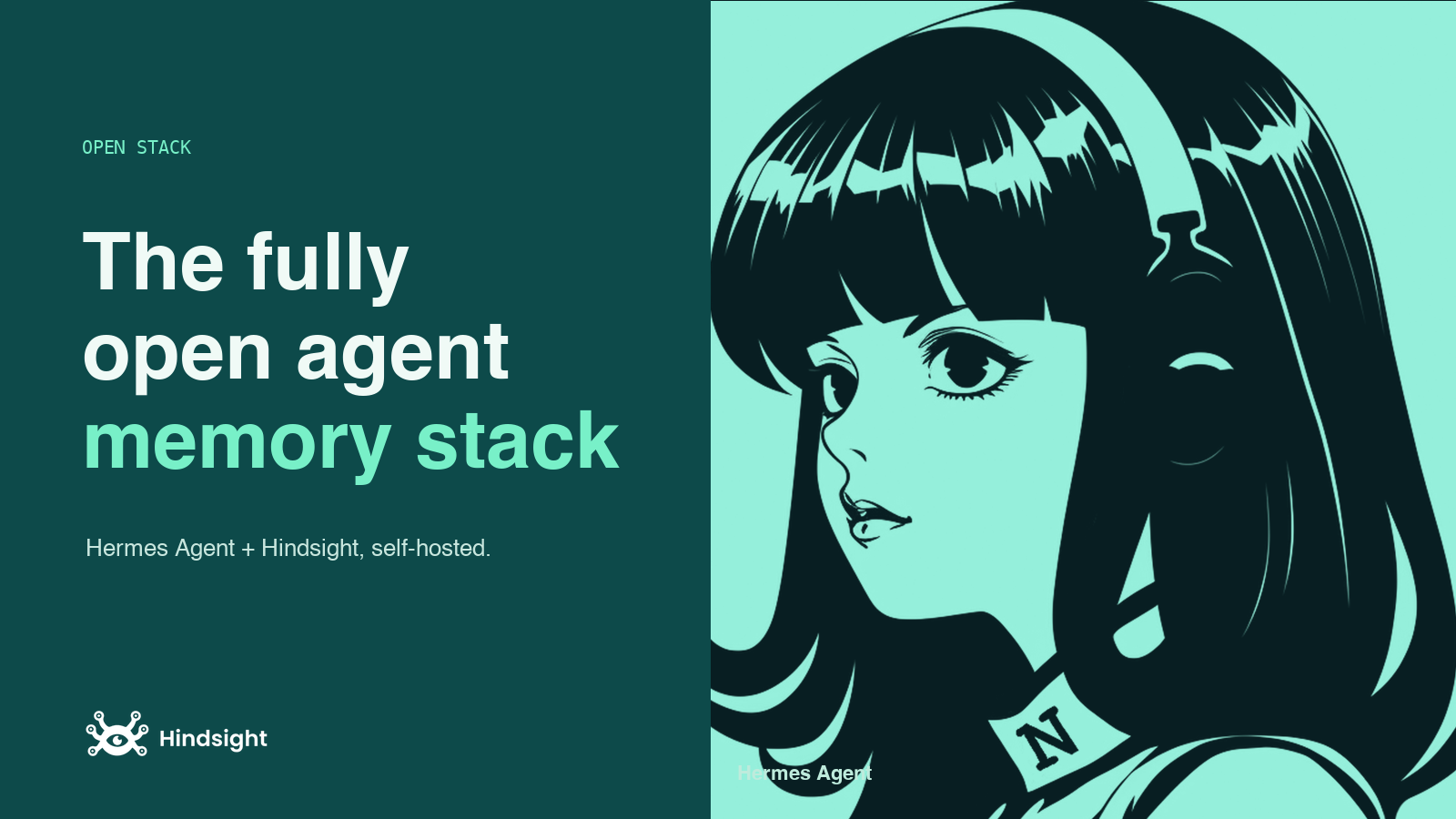 The Fully Open Agent Memory Stack: Self-Hosting Hermes + Hindsight