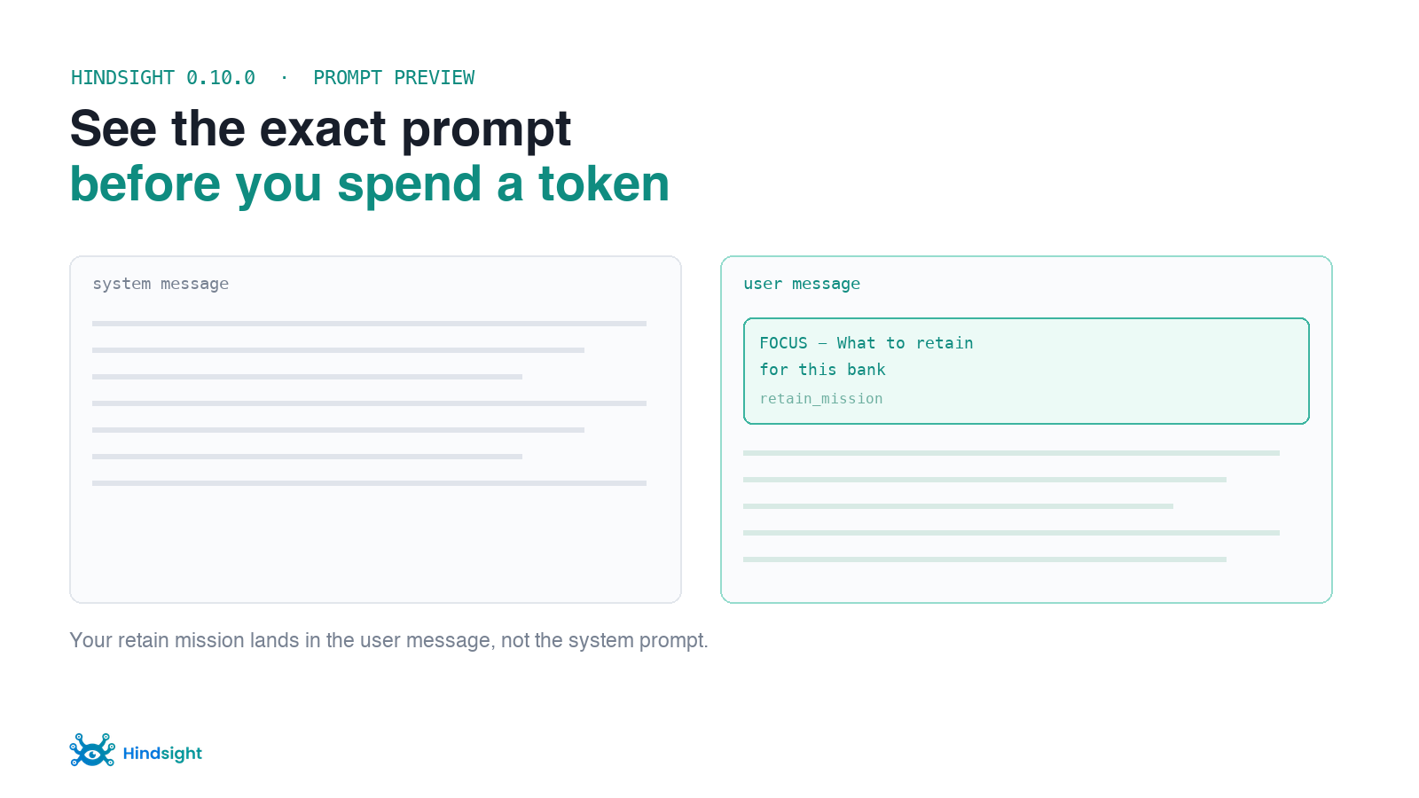 See the Exact Prompt Before You Spend a Token